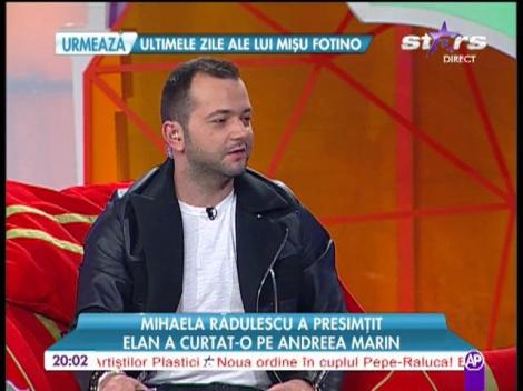 Mihaela Rădulescu: "O bănuiesc pe Andreea Marin că îl place pe Elan"