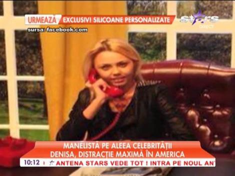 Denisa, cântăreaţa manelistă, a fost în turneu in Statele Unite