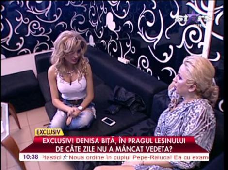 Denisa Biţă, în pragul leşinului