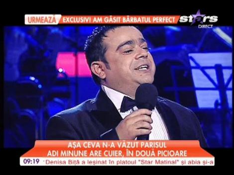 Adi Minune are cuier, în două picioare