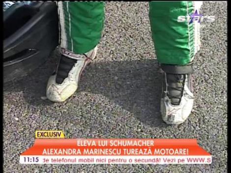 Alexandra Marinescu, eleva lui Michael Schumacher