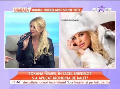 Roxana Nemeş, în Lacul Lebedelor