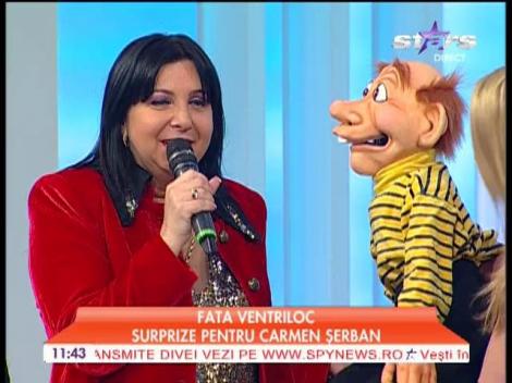 Carmen Şerban cerută de soţie în direct la Star Matinal