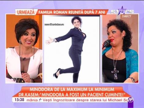 Minodora la Maxim: "Am slăbit 23 de kilograme"