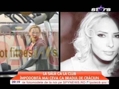 Iulia Vântur se duce la sală ca la club