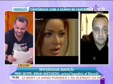 Primul logodnic al Biancai, Mihai Mătuşoiu, şocat de reacţiile fostei iubite
