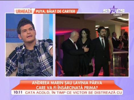 Care va fi însărcinată prima? Andreea Marin sau Lavinia Pârva?