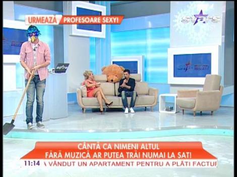 Uddi, fără muzică ar putea trăi numai la sat