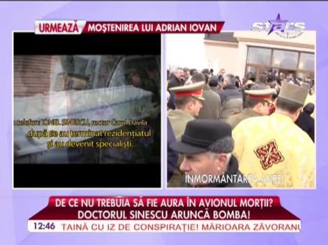 De ce nu trebuia să fie Aura în avionul morţii?