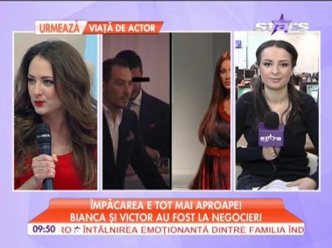 Bianca și Victor au fost la negocieri