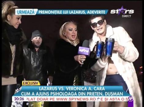 Bote şi Roxana Marcu, distracţie în zăpadă