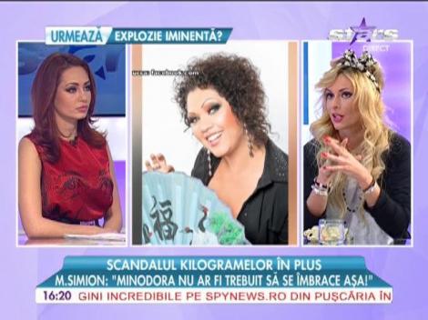 Monica Vlad sare la gâtul Minodorei