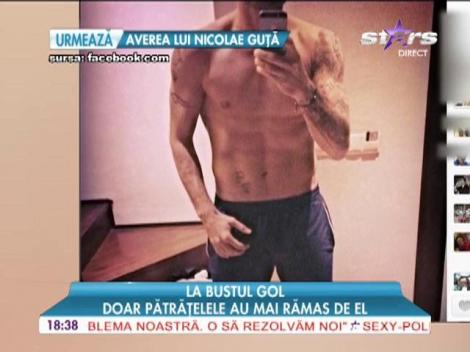 Adi Mutu la bustul gol