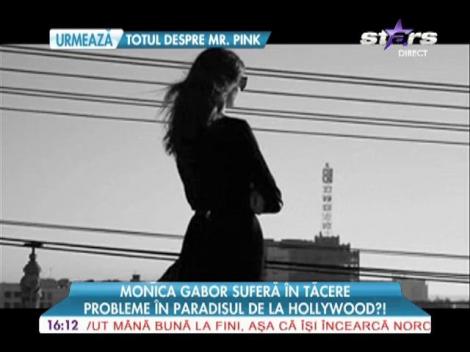 Monica Gabor suferă în tăcere
