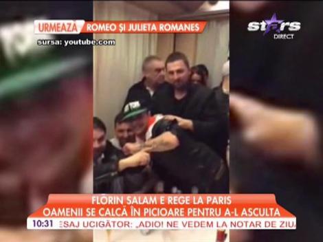 Florin Salam e rege la Paris