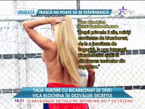 Vica Blochina slăbeşte cu ajutorul bicarbonatului