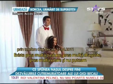 Dezvăluirile lui Gigi Becali