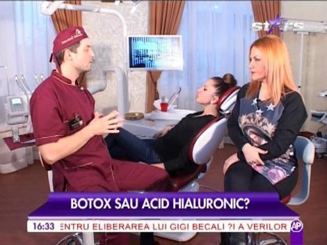 Botox vs. acid hialuronic