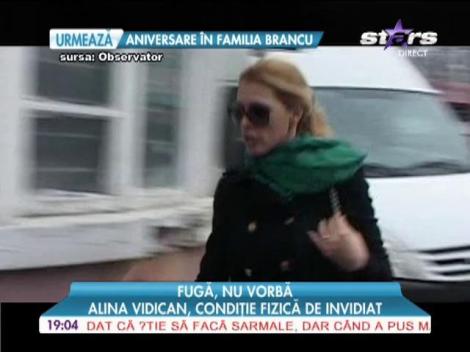 Soţia lui Cristi Borcea, Alina Vidican, fuge de presă