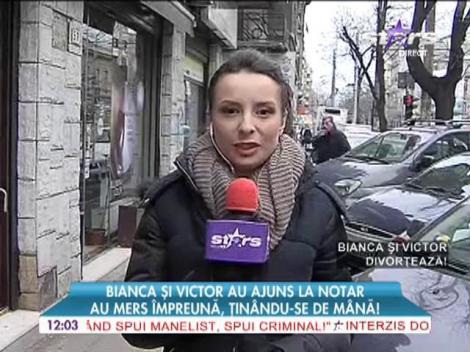 Bianca şi Victor au ajuns la notar