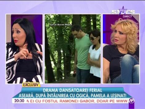 Dansatoarea Pamela a leșinat după întâlnirea cu Ogică!