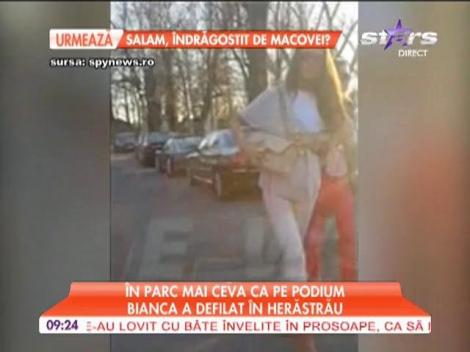 Bianca a defilat &icirc;n Herăstrău