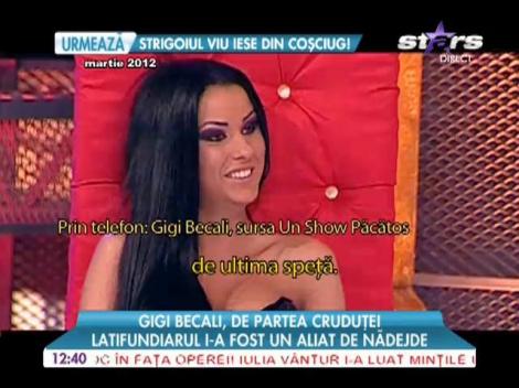 Gigi Becali, de partea Crudutei