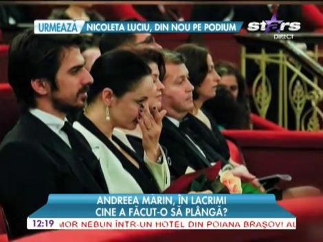 Andreea Marin, in lacrimi