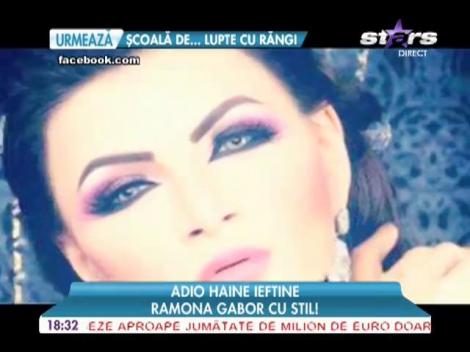 Ramona Gabor a dat ţinutele vulgare pe haine elegante