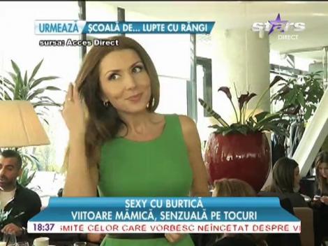 Carmen Brumă, sexy cu burtică
