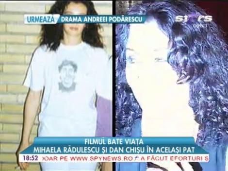 Mihaela Rădulescu şi Dan Chişu, în acelaşi pat