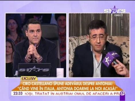 Ciro Castellano: ”Relația Antoniei cu Velea este foarte clară”