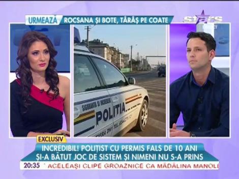 Polițist cu permis fals de 10 ani