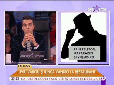 Liviu Vârciu și Ilinca Vandici, la restaurant