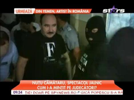 Nuţu Cămătaru, spectacol jalnic în fața judecătorilor
