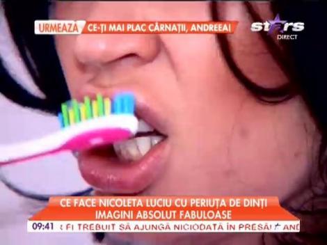 Nicoleta Luciu explică cum trebuie să se facă periajul dinților