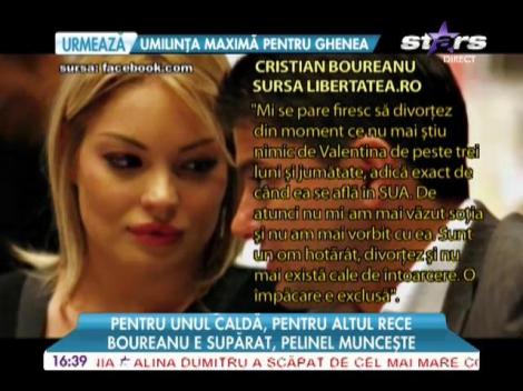 Valentina Pelinel şi Cristian Boureanu, viaţa după divorţ