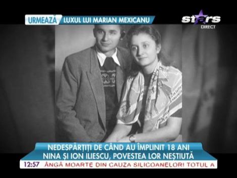Povestea de dragoste dintre Nina şi Ion Iliescu se pierde în negura vremii