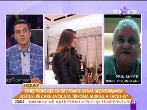 Irinel Columbeanu, în război cu avocata Monicăi Gabor