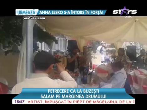 Florin Salam a ajuns să cânte la marginea drumului!