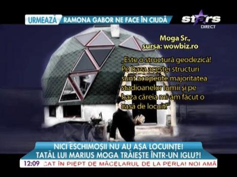 Tatăl lui Marius Moga locuieşte într-o casă cu design inedit