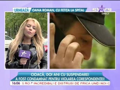 Cristian Cioacă a primit doi ani de închisoare pentru violarea corespondenţei Elodiei