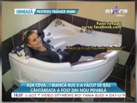 Bianca Rus, ironizată de fani