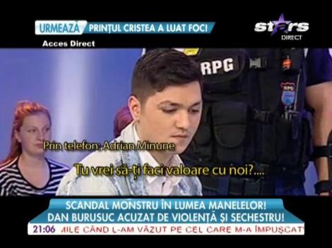 Dan Bursuc este acuzat de violenţă şi sechestru