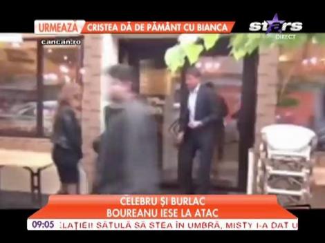 Boureanu, însoţit de o blondă