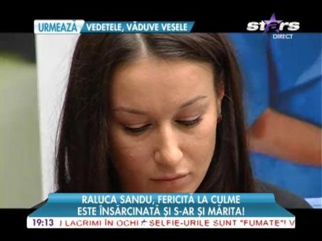Raluca Sandu este însărcinată în 5 luni şi se pregăteşte de nuntă