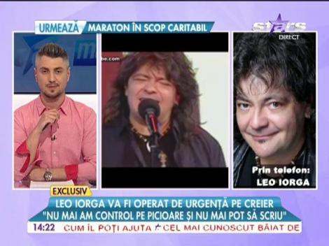 Leo Iorga, diagnosticat cu tumoare pe creier