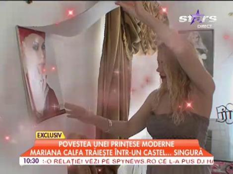 Mariana Calfa trăieşte într-un castel ... singură
