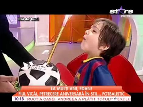 Fiul Vicăi Blochină, petrecere aniversară în stil fotbalistic