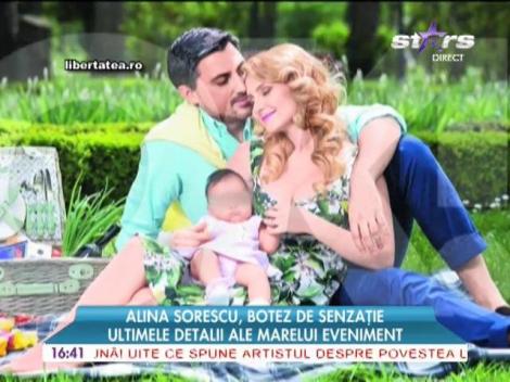 Fetiţa Alinei Sorescu va avea parte de un botez de senzaţie
